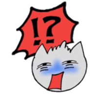 Daily life of Mr. cat sticker #5048298