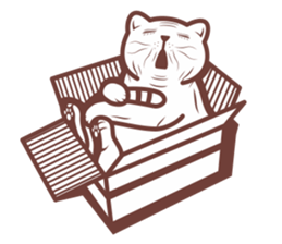 CAT BOX sticker #5048472