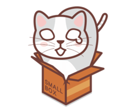 CAT BOX sticker #5048477