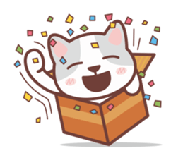 CAT BOX sticker #5048481