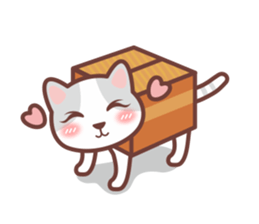 CAT BOX sticker #5048485