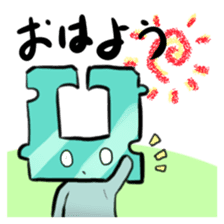 Daily life of bag closure sticker #5049350