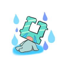 Daily life of bag closure sticker #5049359