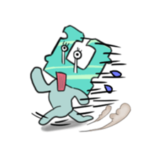 Daily life of bag closure sticker #5049360