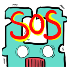 Daily life of bag closure sticker #5049377