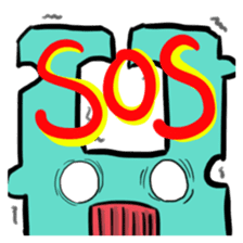 Daily life of bag closure sticker #5049377