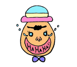 Colorful hat Boy sticker #5049511