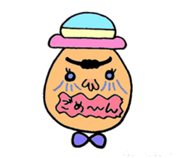 Colorful hat Boy sticker #5049514