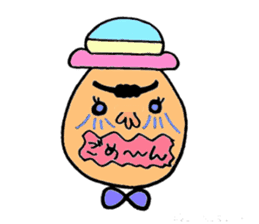 Colorful hat Boy sticker #5049514