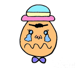 Colorful hat Boy sticker #5049516