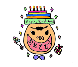 Colorful hat Boy sticker #5049519