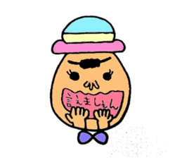 Colorful hat Boy sticker #5049521