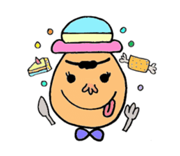 Colorful hat Boy sticker #5049522