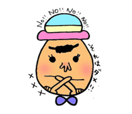 Colorful hat Boy sticker #5049524