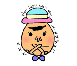 Colorful hat Boy sticker #5049524