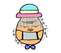 Colorful hat Boy sticker #5049528