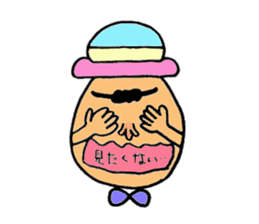 Colorful hat Boy sticker #5049530