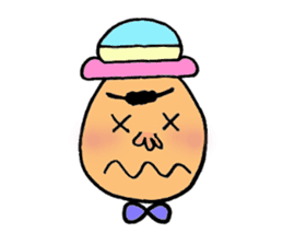 Colorful hat Boy sticker #5049532
