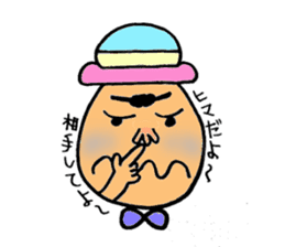 Colorful hat Boy sticker #5049534