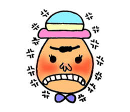 Colorful hat Boy sticker #5049536