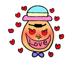 Colorful hat Boy sticker #5049540