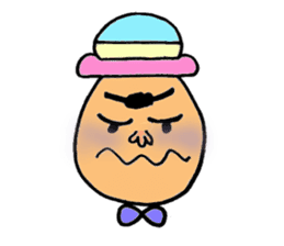 Colorful hat Boy sticker #5049542
