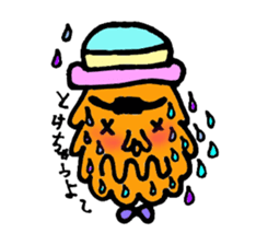 Colorful hat Boy sticker #5049544