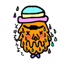 Colorful hat Boy sticker #5049544
