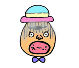 Colorful hat Boy sticker #5049545