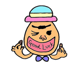 Colorful hat Boy sticker #5049547