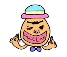 Colorful hat Boy sticker #5049547
