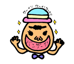 Colorful hat Boy sticker #5049549