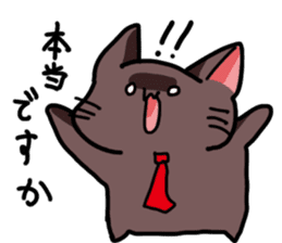 Office worker cat labor sticker #5050342
