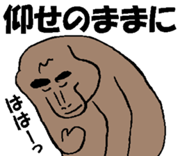 The Curious Monkey sticker #5051881