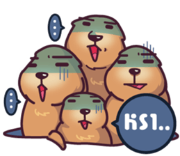 Auan Za The Prairie Dog sticker #5052352