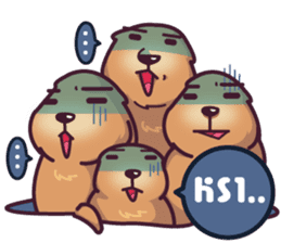 Auan Za The Prairie Dog sticker #5052352