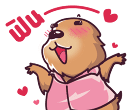 Auan Za The Prairie Dog sticker #5052356