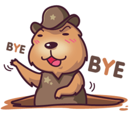 Auan Za The Prairie Dog sticker #5052363