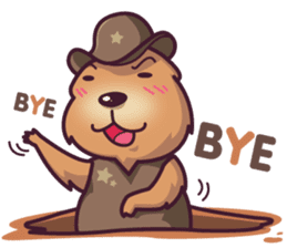 Auan Za The Prairie Dog sticker #5052363