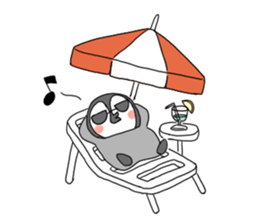 PENGUIN AND SEA CREATURES sticker #5052714