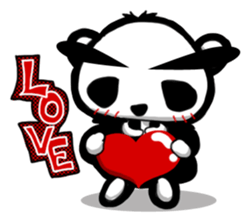 Panda of the skeleton sticker #5053110