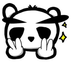 Panda of the skeleton sticker #5053113