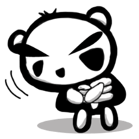 Panda of the skeleton sticker #5053114