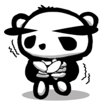 Panda of the skeleton sticker #5053115