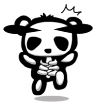 Panda of the skeleton sticker #5053116