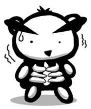 Panda of the skeleton sticker #5053119