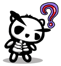 Panda of the skeleton sticker #5053120