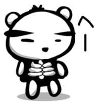 Panda of the skeleton sticker #5053121