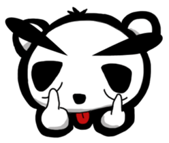 Panda of the skeleton sticker #5053122