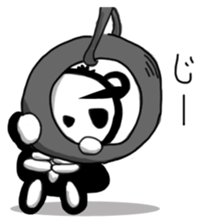 Panda of the skeleton sticker #5053124